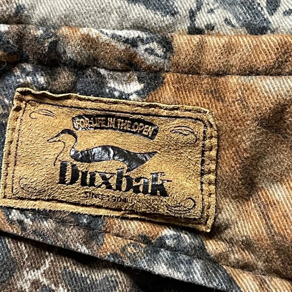 Vintage Duxbak Jacket Mens Large Camo Bomber Hunting Realtree Made USA Zip 90s - Picture 3 of 8